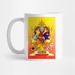 digimon agumon evolution Mug